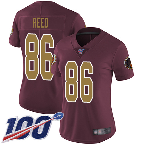 Washington Redskins Limited Burgundy Red Women Jordan Reed Alternate Jersey NFL Football #86 100th->women nfl jersey->Women Jersey